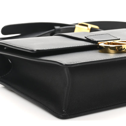 Smooth Calfskin 30 Montaigne Flap Bag Black