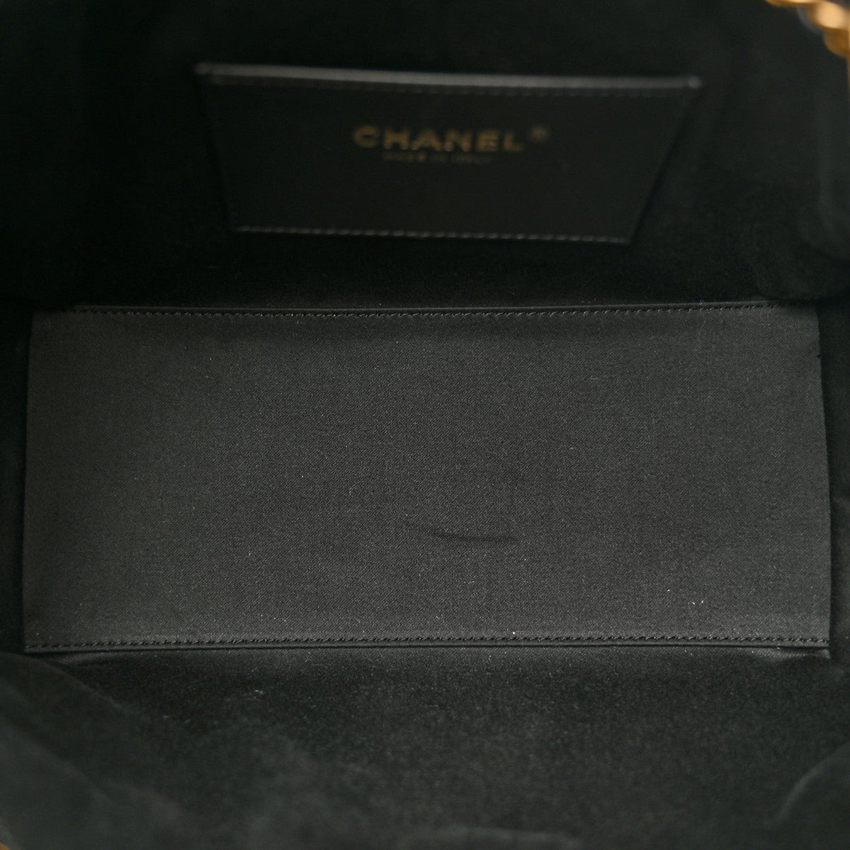 Caviar Quilted Small Chanel 25 Handbag Black