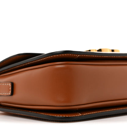 Calfskin Triomphe Canvas Teen Triomphe Bag Tan
