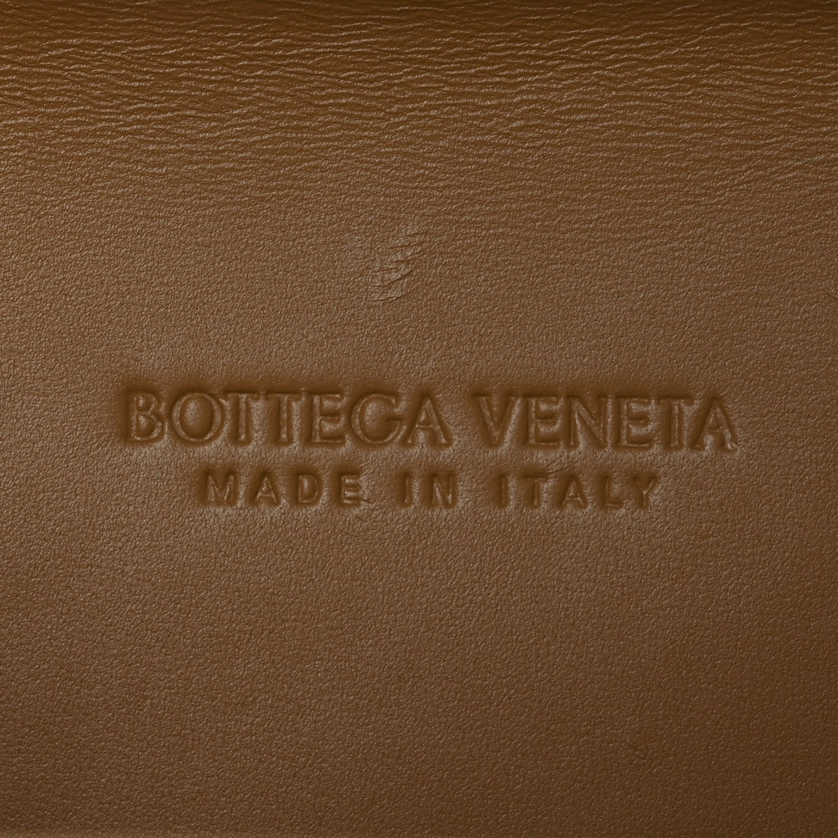 Calfskin Intrecciato Knot On Strap Camel