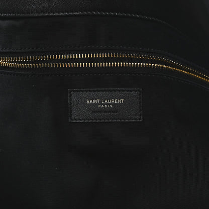 Lambskin Quilted Maxi Icare Shopping Tote Black