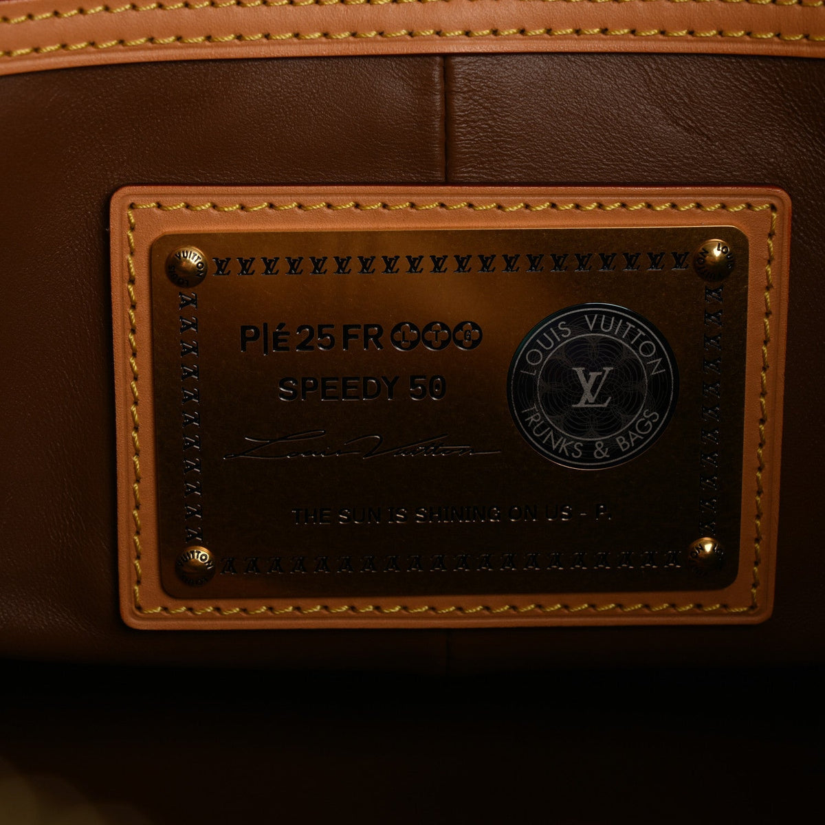 Calfskin Monogram Speedy P9 Bandouliere 50 Frozen Lime