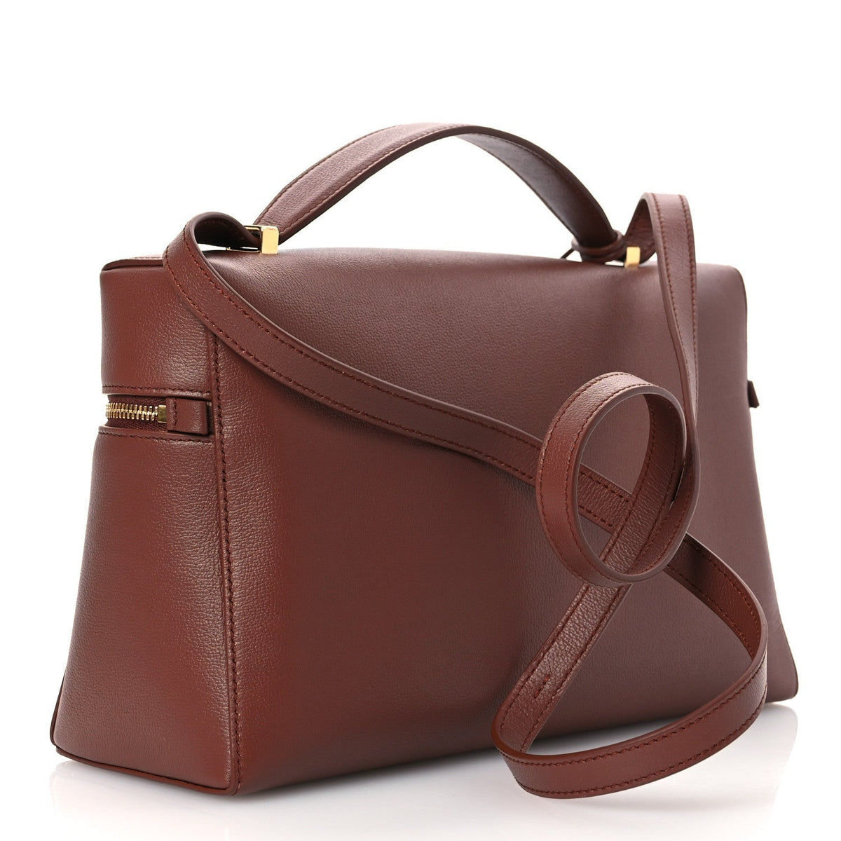 Grained Calfskin Extra Bag L27 Burnt Tan