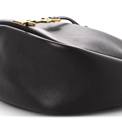 Calfskin Cassandre Supple Bucket Bag Black