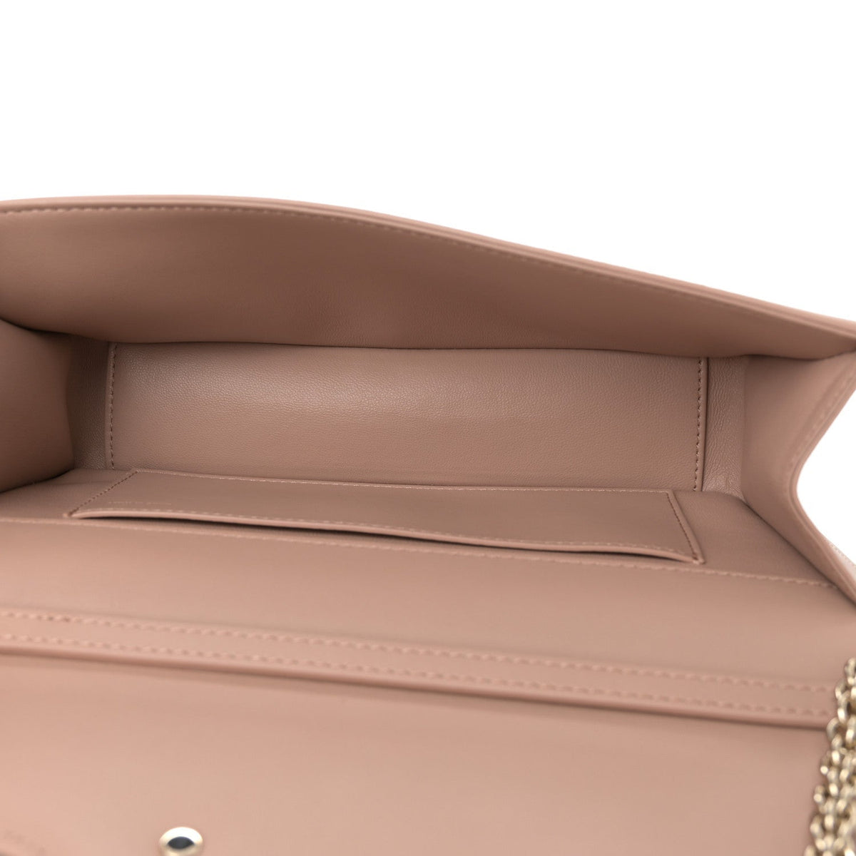Calfskin Enamel Vlogo Loco Shoulder Bag Rose Cannelle