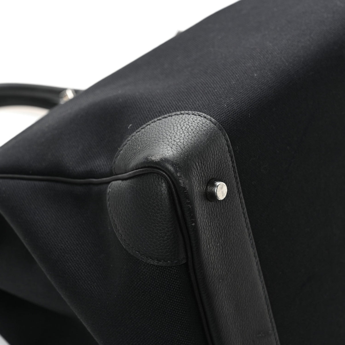 Togo Toile HAC Travel Birkin 40 Black