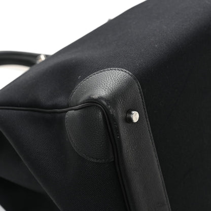 Togo Toile HAC Travel Birkin 40 Black