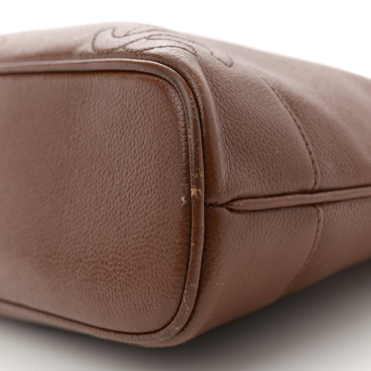 Caviar CC Shoulder Bag Brown