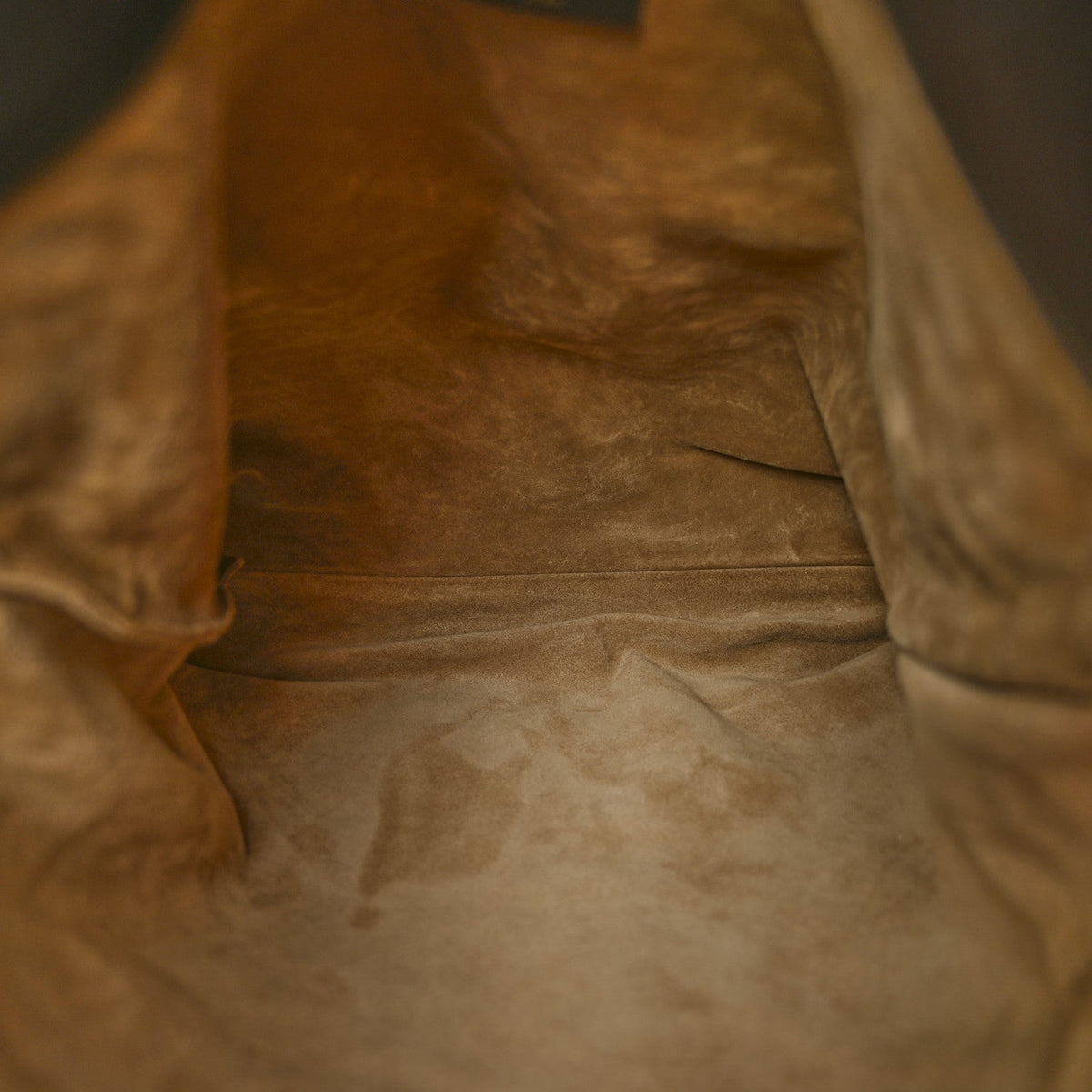 Mellow Nappa Lambskin Flamenco Tote Bag Black Dark Chestnut