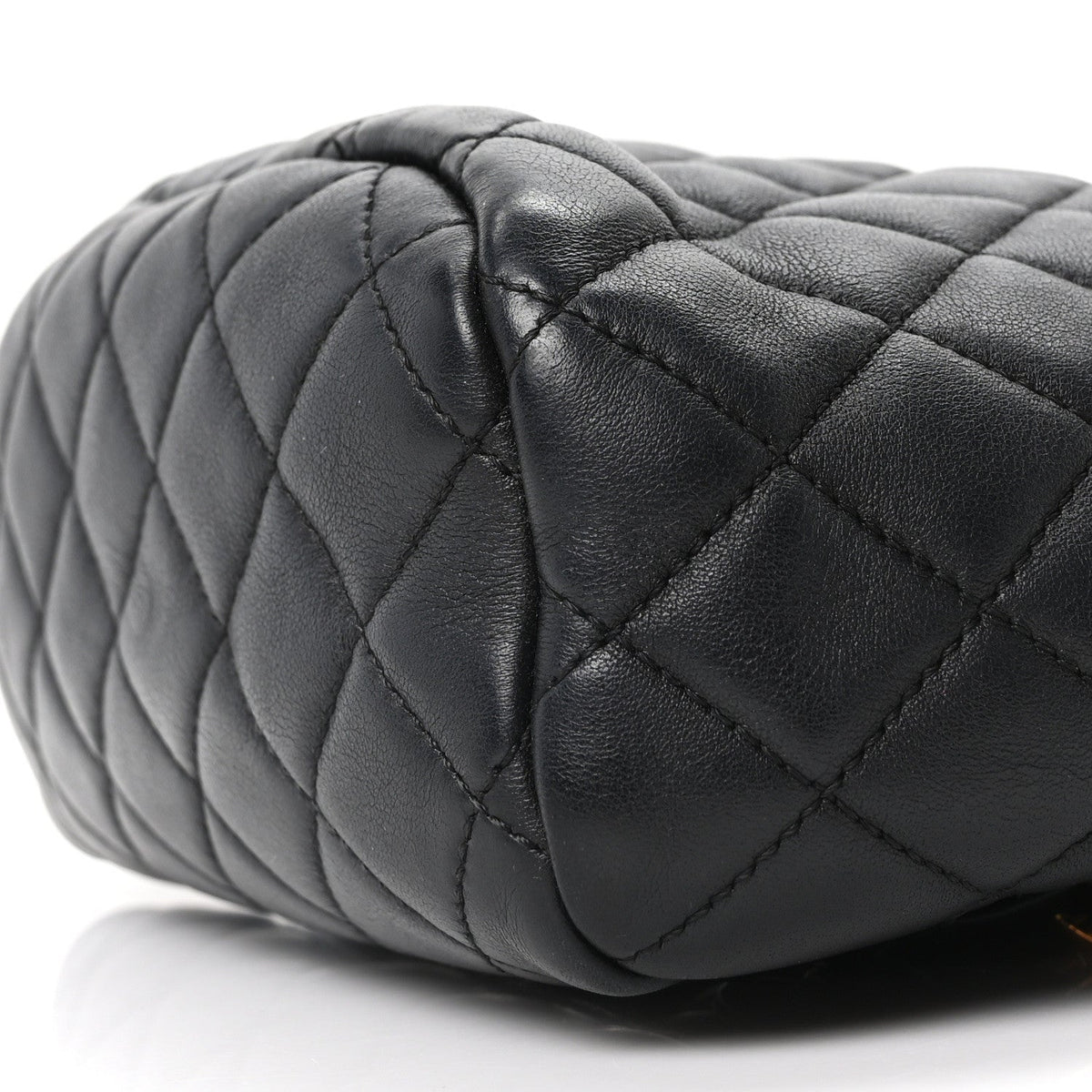 Calfskin Quilted Mini Urban Spirit Backpack Black