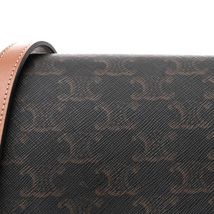 Triomphe Canvas Folco Bag Tan