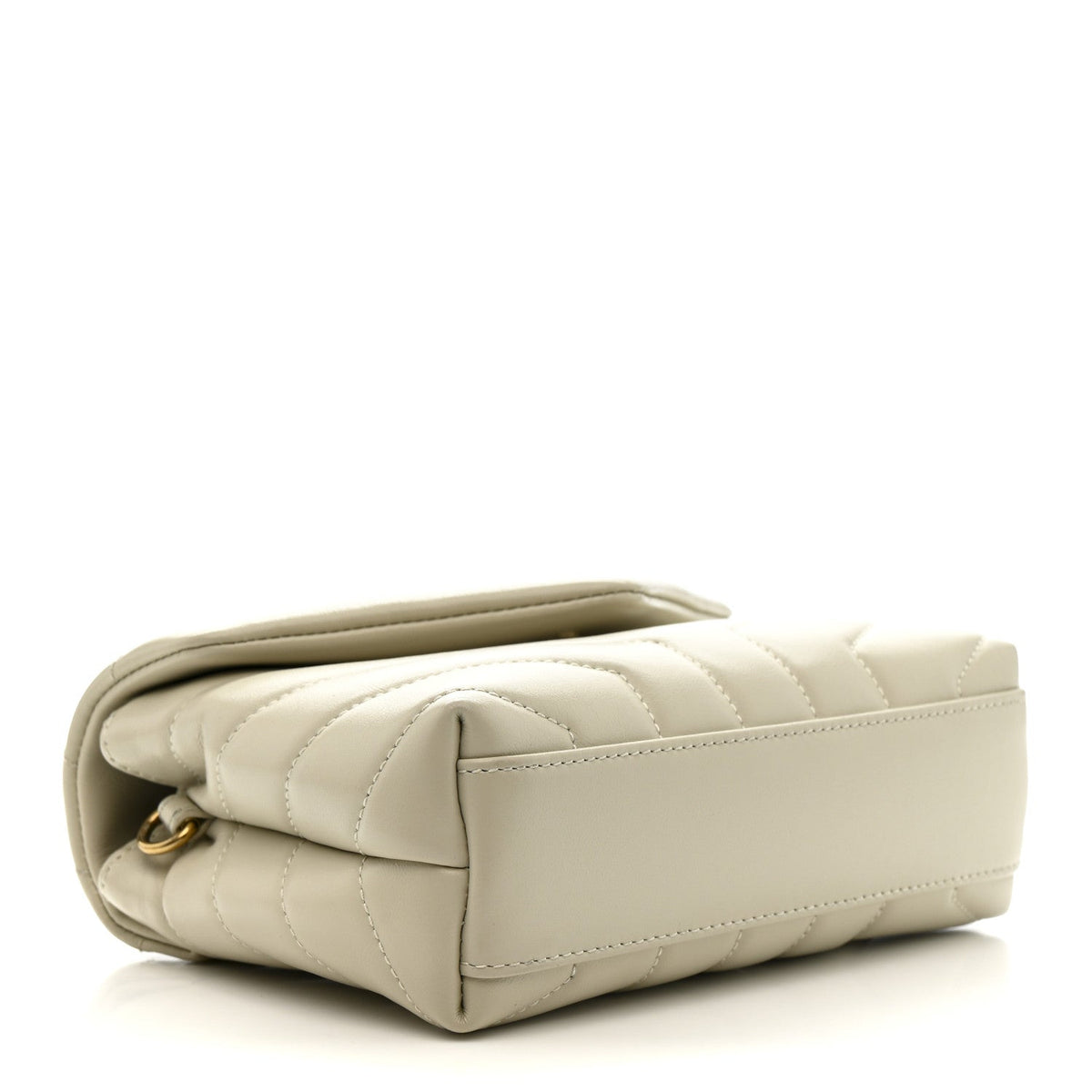 Calfskin Y Quilted Monogram Toy Loulou Crossbody Bag Crema Soft