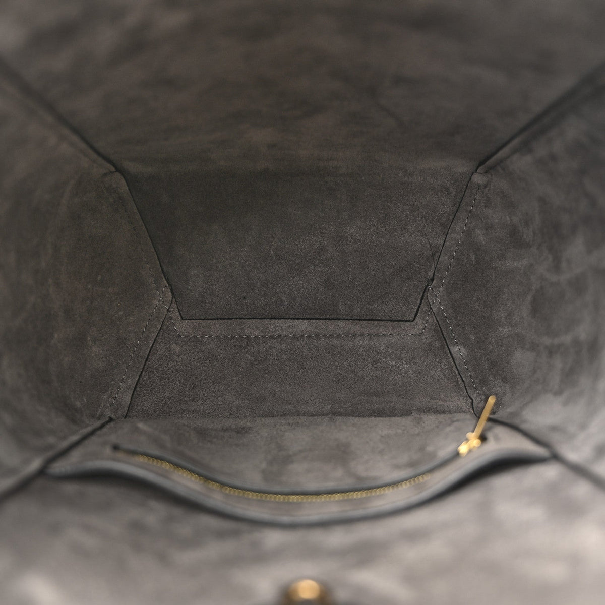 Soft Grained Calfskin Small Sangle Bucket Bag Kohl