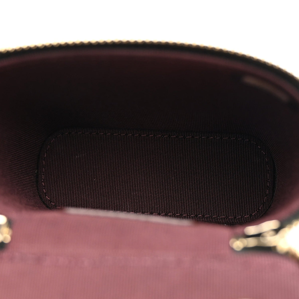 Caviar Quilted Small Vertical Coco Beauty Vanity Case With Chain Black