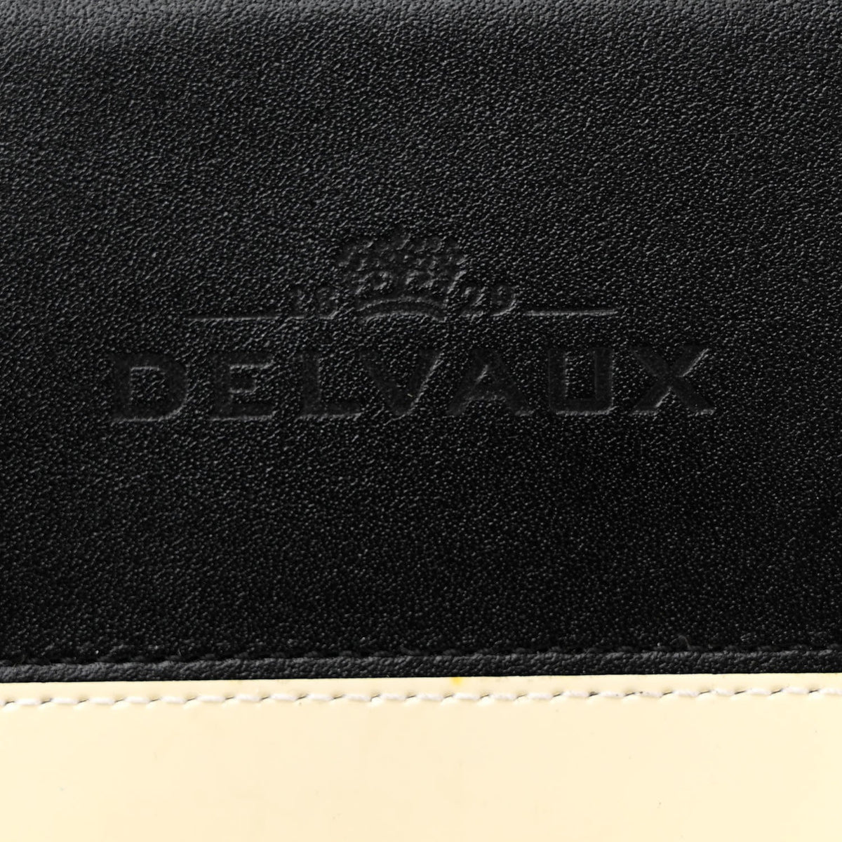 Calfskin Patent Calfskin GM Tempete Satchel Black White
