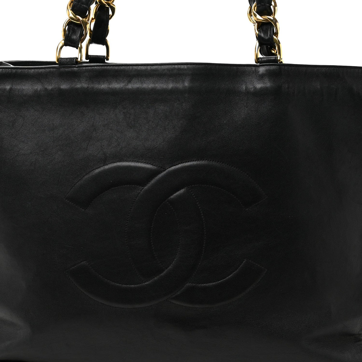 Lambskin CC Tote Black
