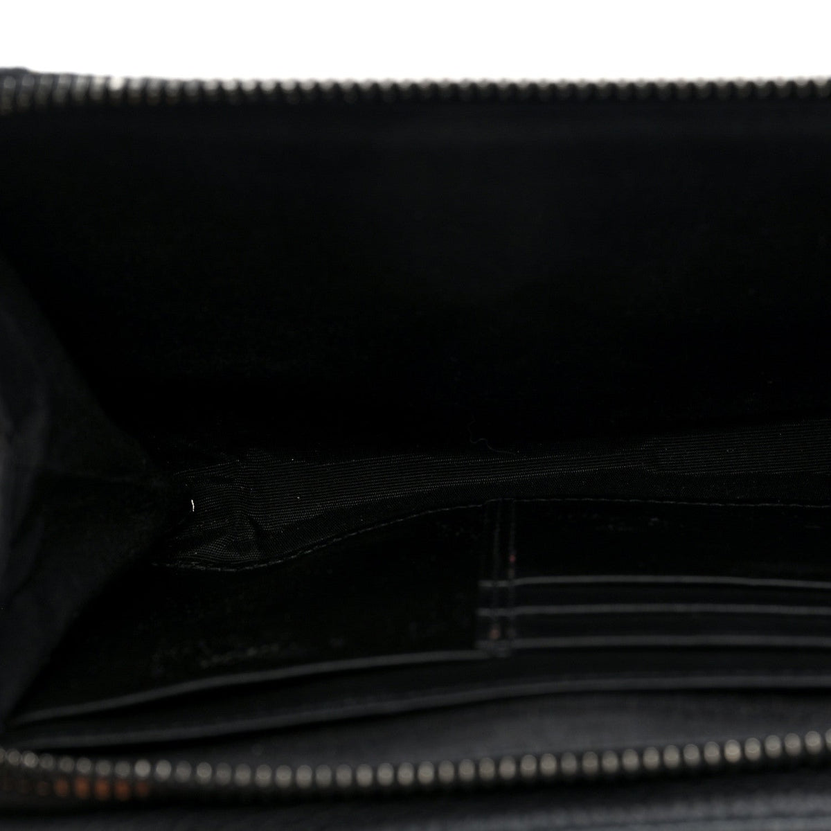 Oblique Pouch Beige Black
