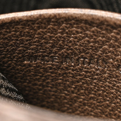 X BALENCIAGA BB Supreme Monogram Calfskin Web Mini Jackie 1961 Hobo Beige Ebony