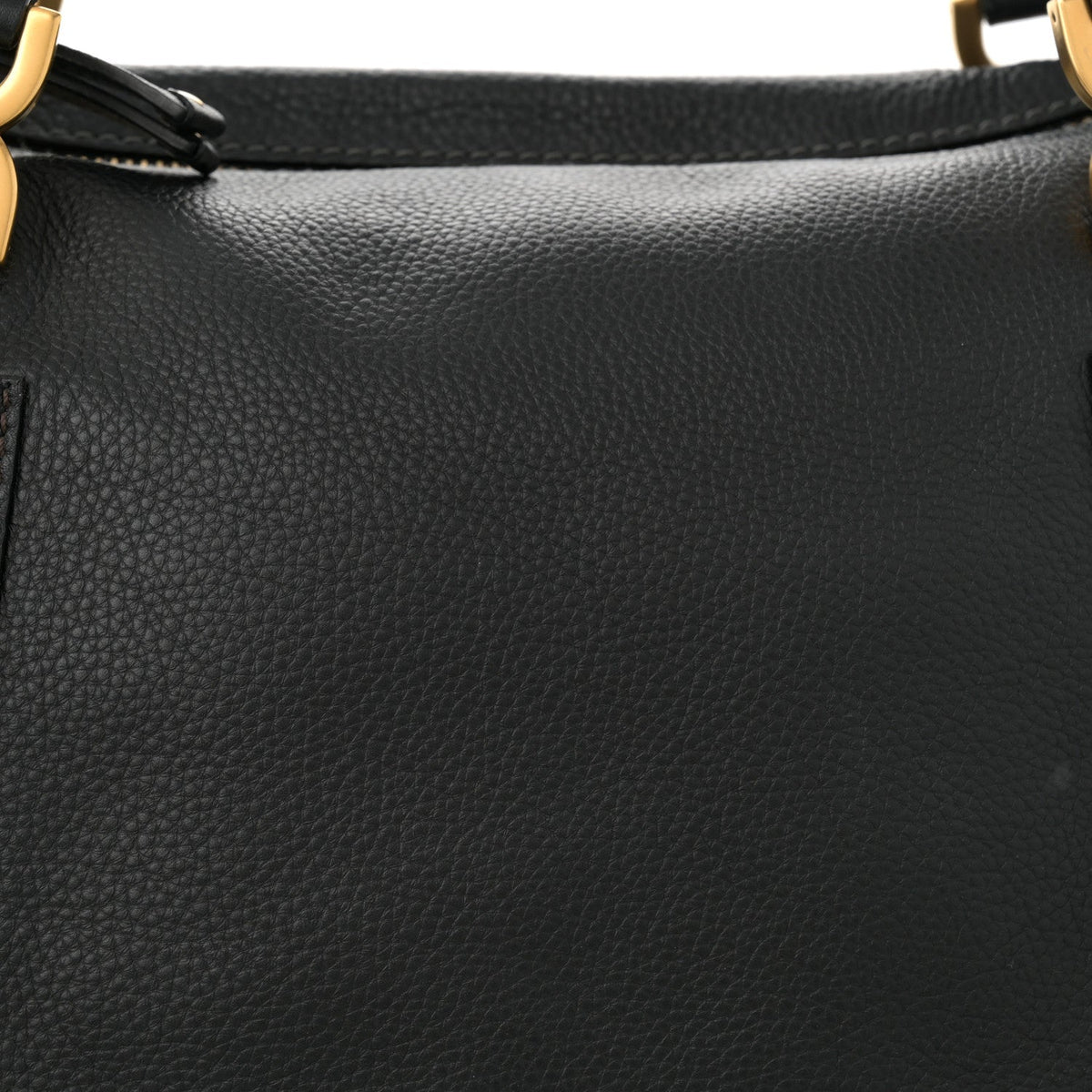 Calfskin Medium Marcie Satchel Black