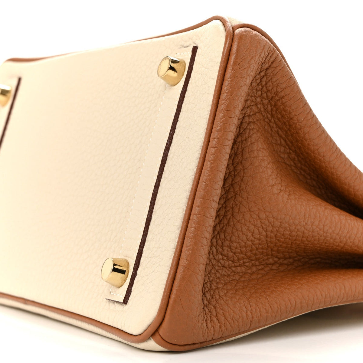 Togo Horseshoe Birkin 25 Craie Gold