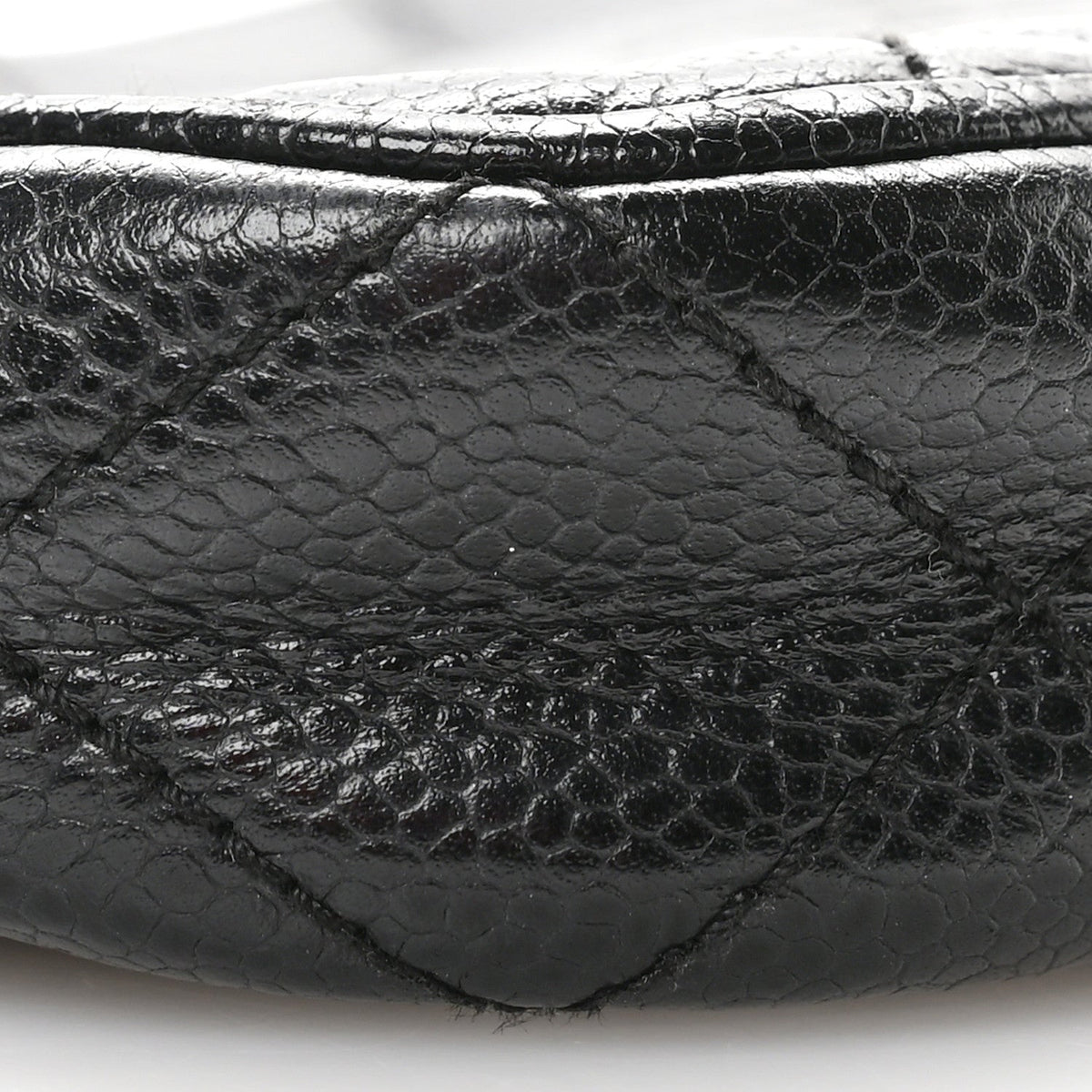 Caviar Quilted Timeless CC Shoulder Bag Black