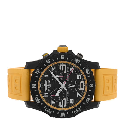 Breitlight Rubber 44mm Endurance Pro Chronograph Quartz Watch Yellow X82310