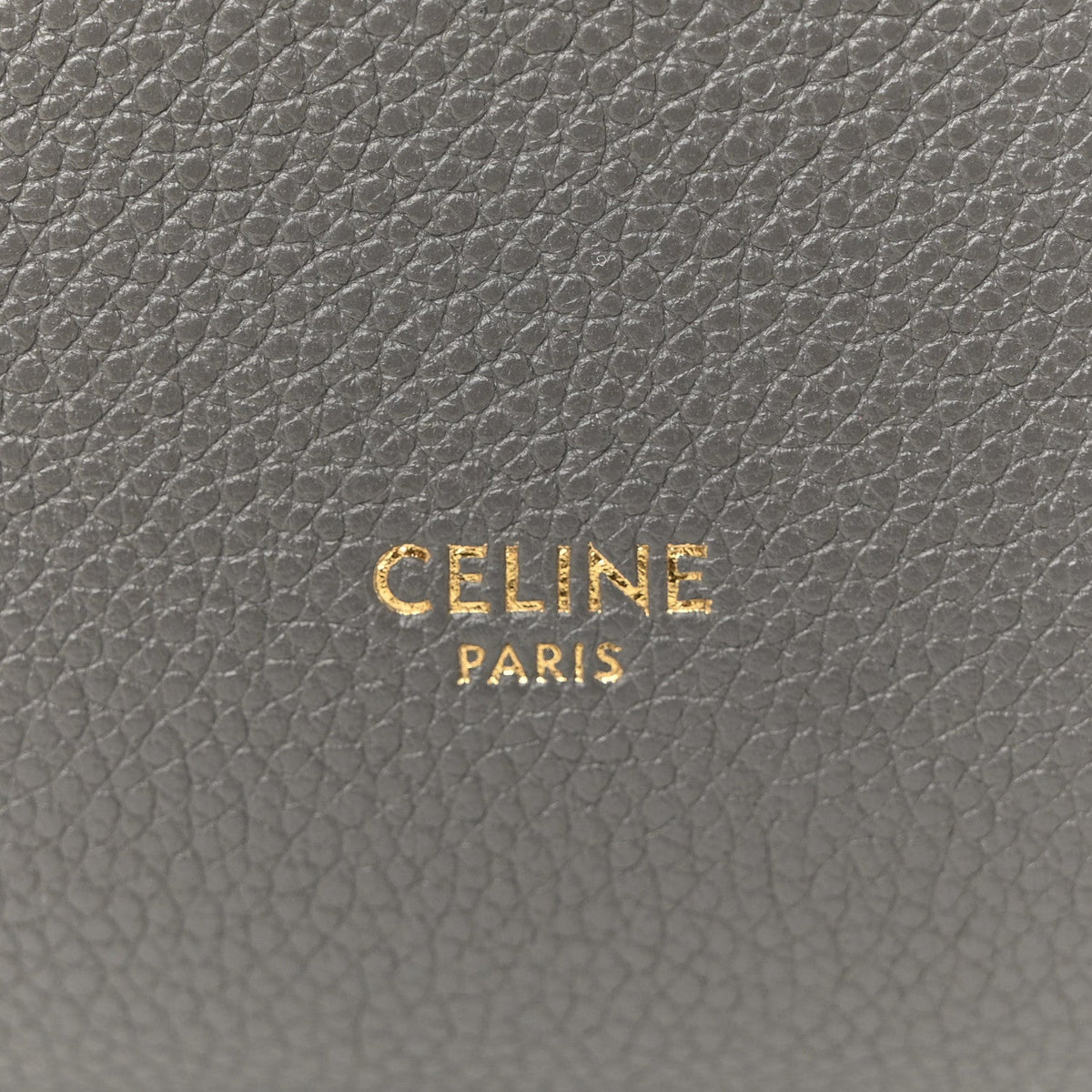 Soft Grained Calfskin Small Sangle Bucket Bag Kohl