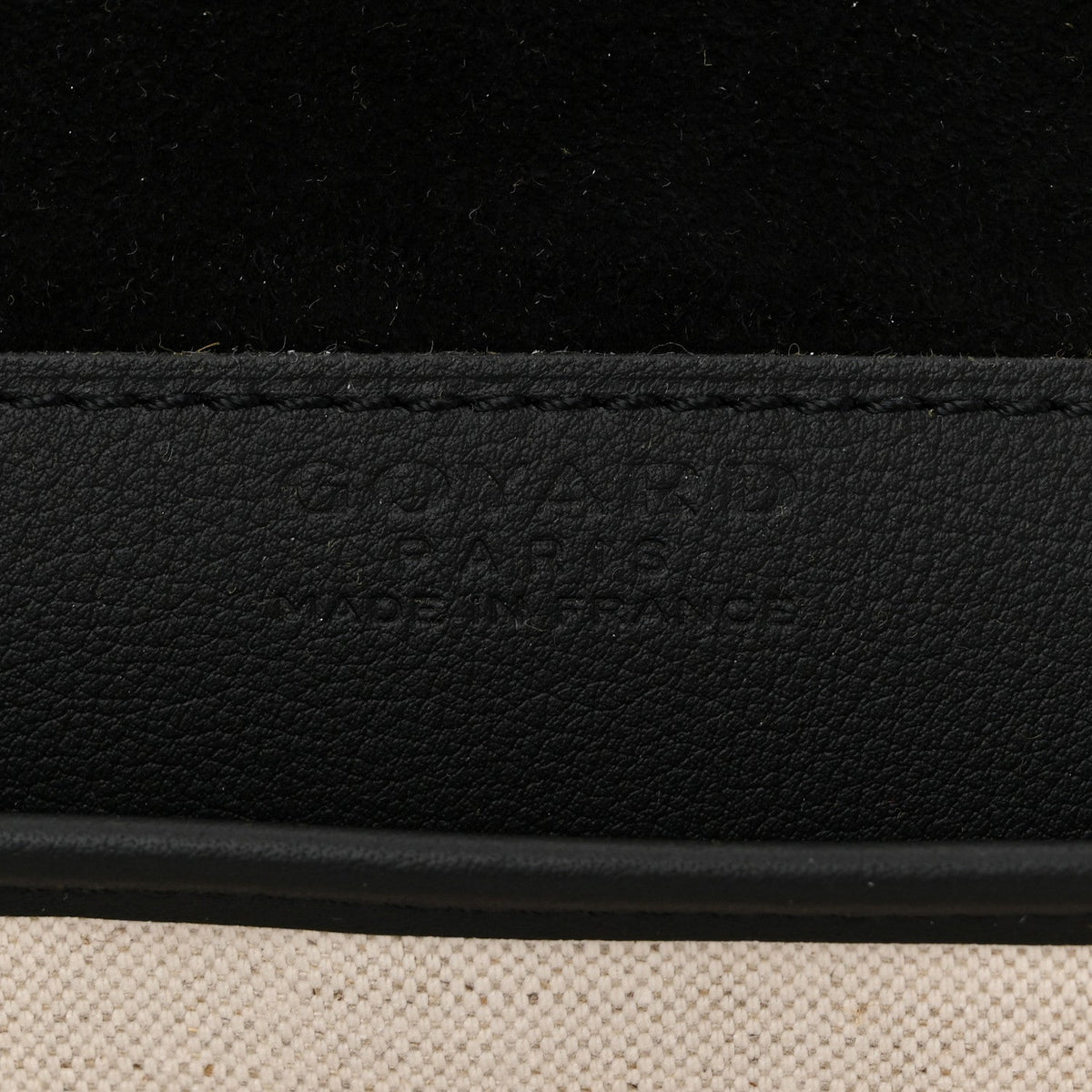 Goyardine Coursier Messenger Bag Black