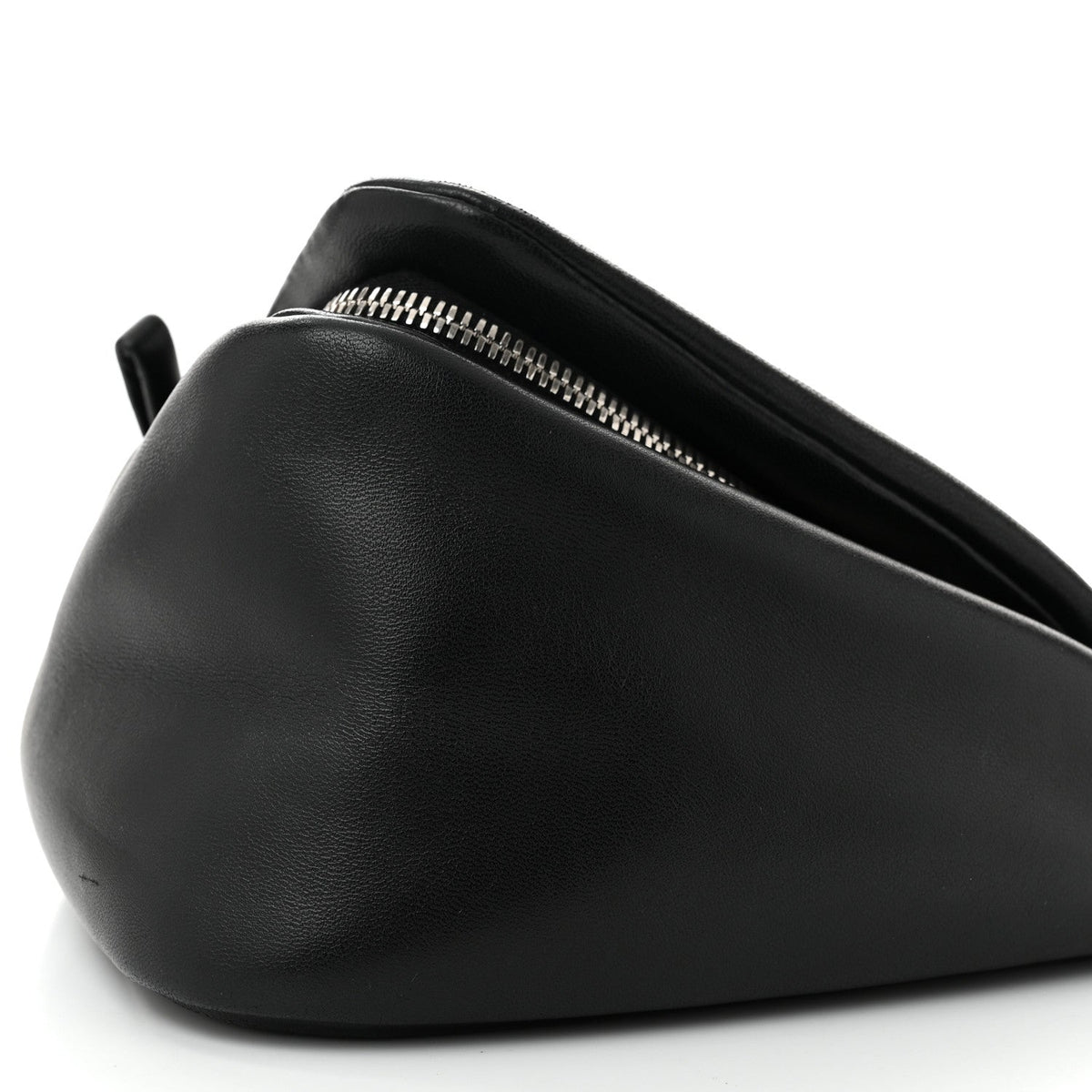 Nappa Padded Signaux Triangle Crossbody Black