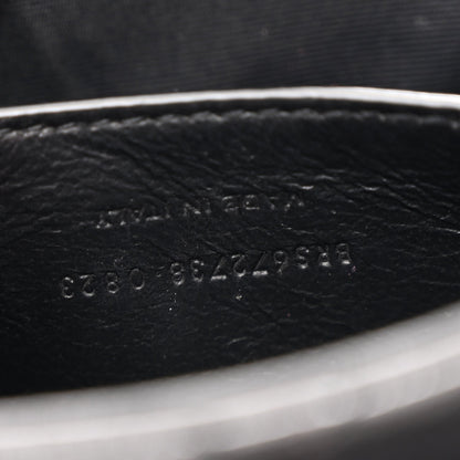 Lambskin Quilted Monogram Mini Nolita Black