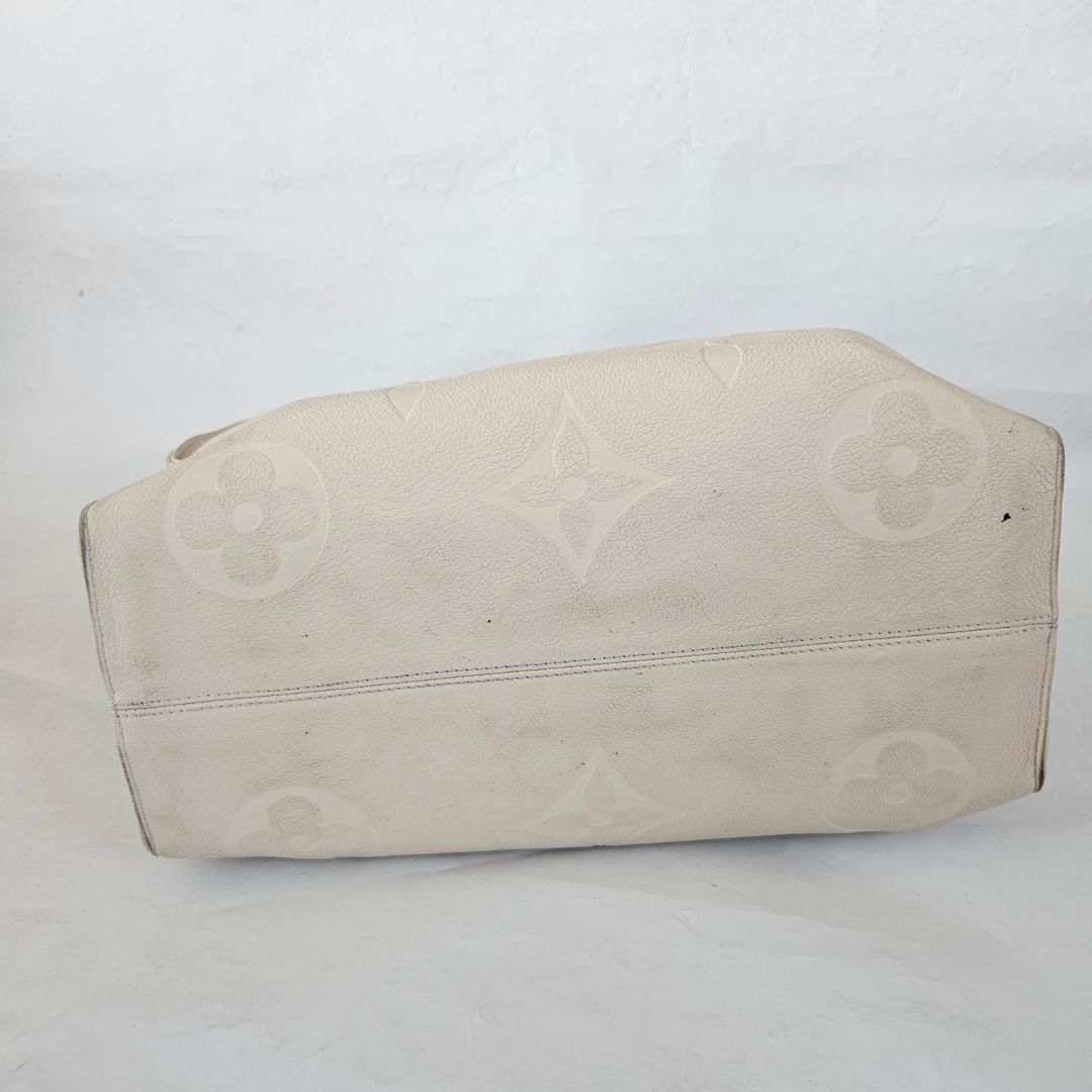 Louis Vuitton On-The-Go White GM Tote Bag