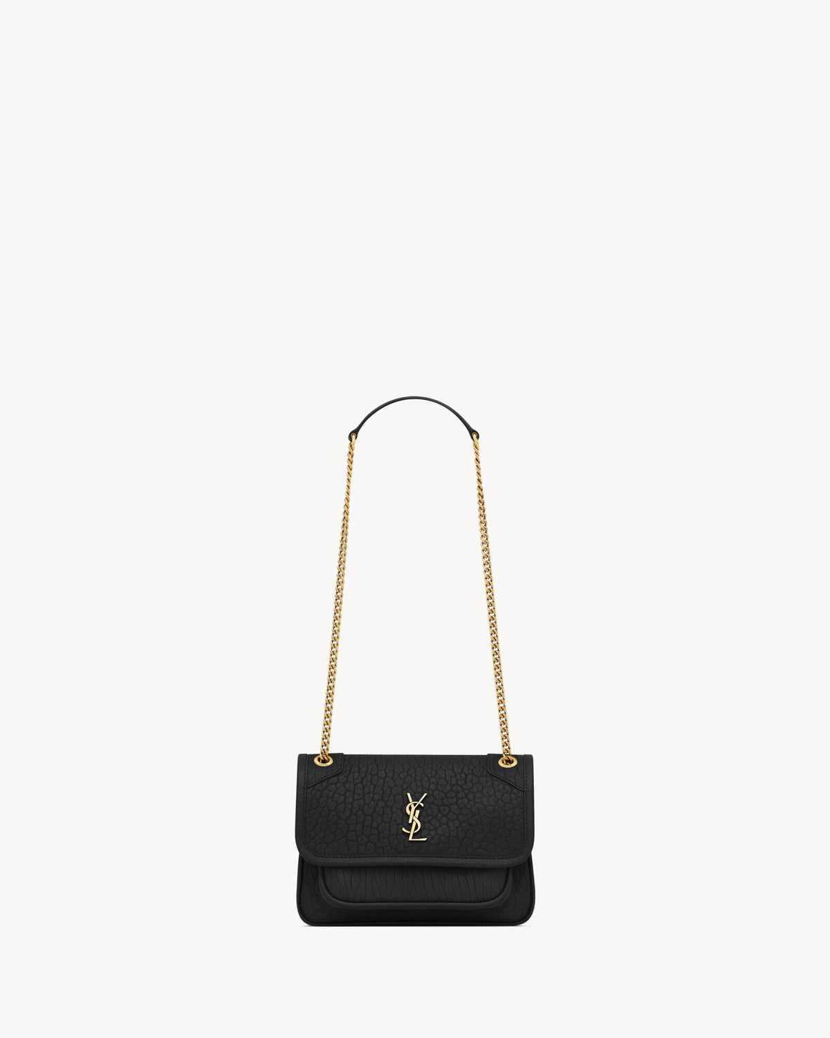 Saint Laurent niki mini in grained lambskin