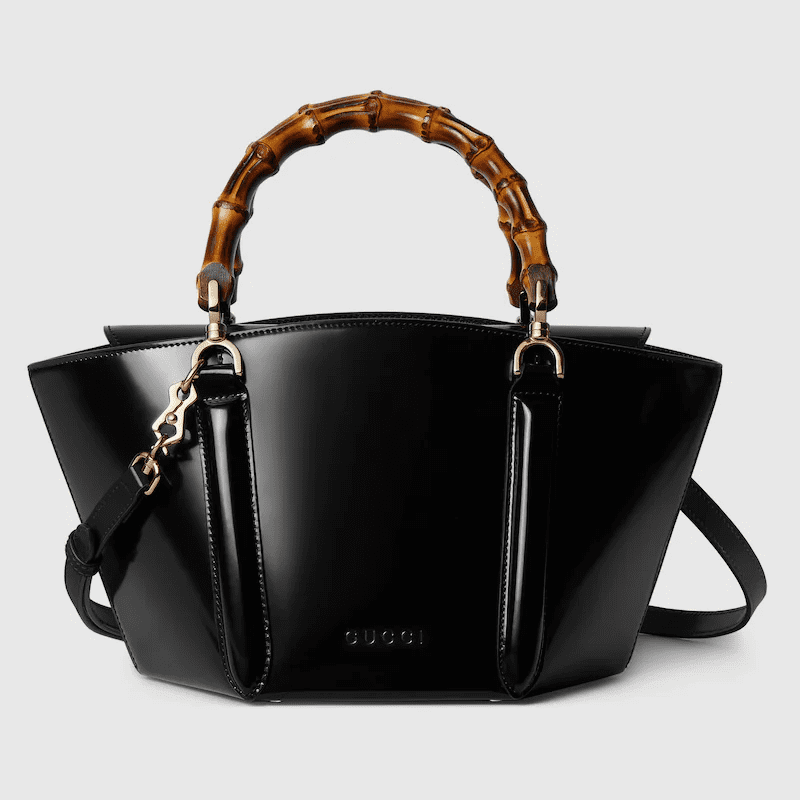 Gucci Small bamboo top handle tote bag