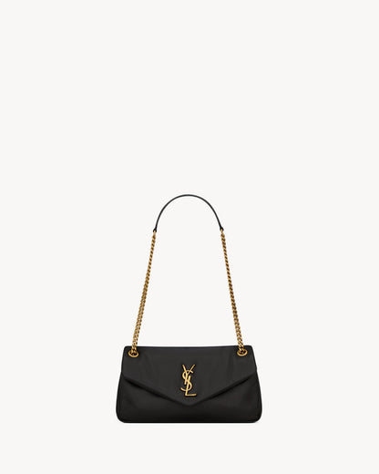 Saint Laurent Calypso in plunged lambskin