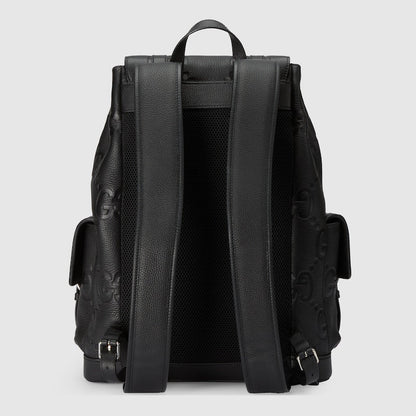 GUCCI GG BLACK BACKPACK
