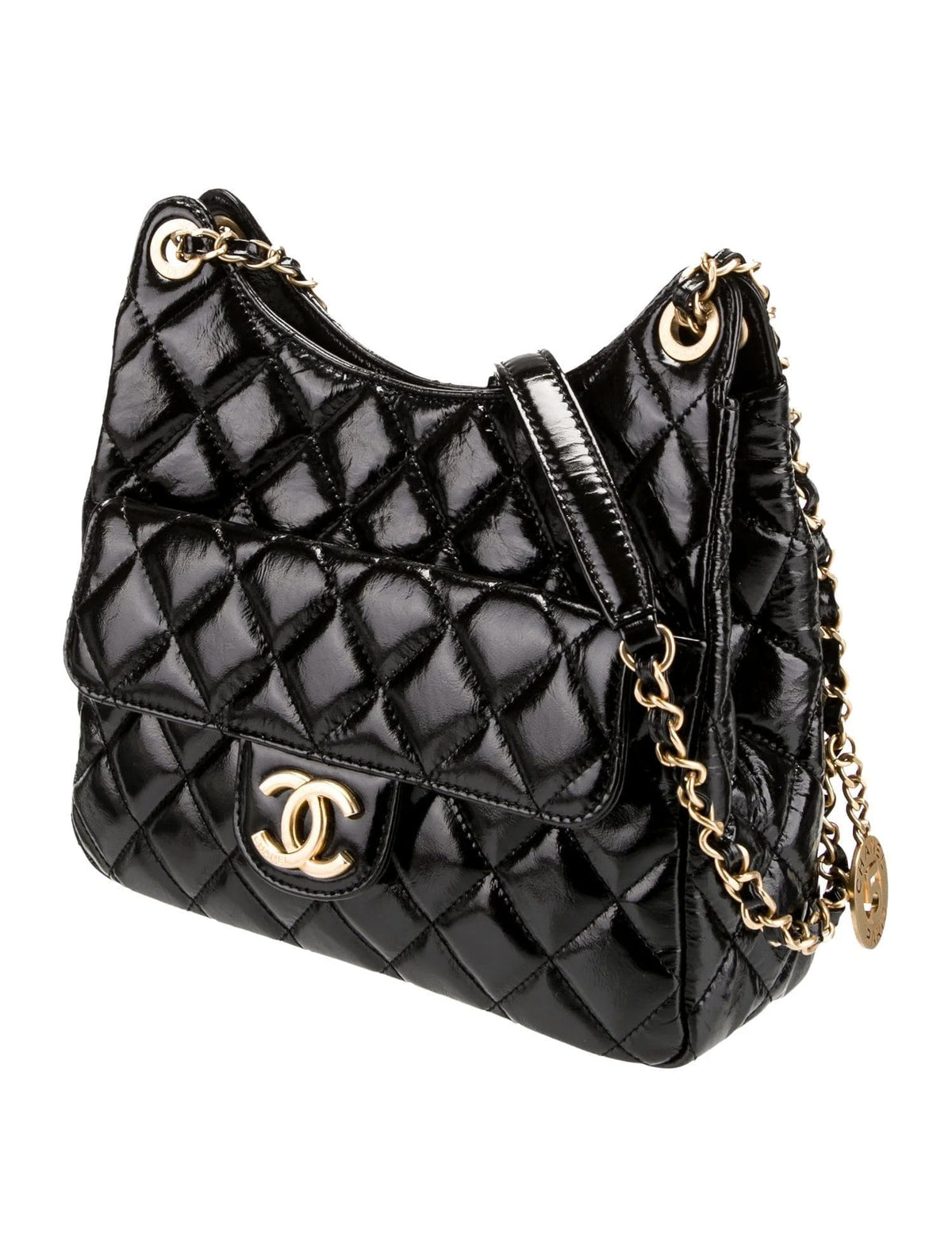 chanel new gold coin bag coin bag