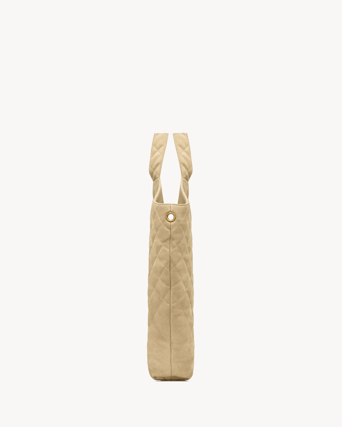 Saint Laurent ICARE maxi shopping bag in quilted nubuck suede