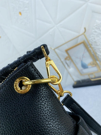 Louis Vuitton MAIDA HOBO MONOGRAM EMPREINTE LEATHER IN BLACK