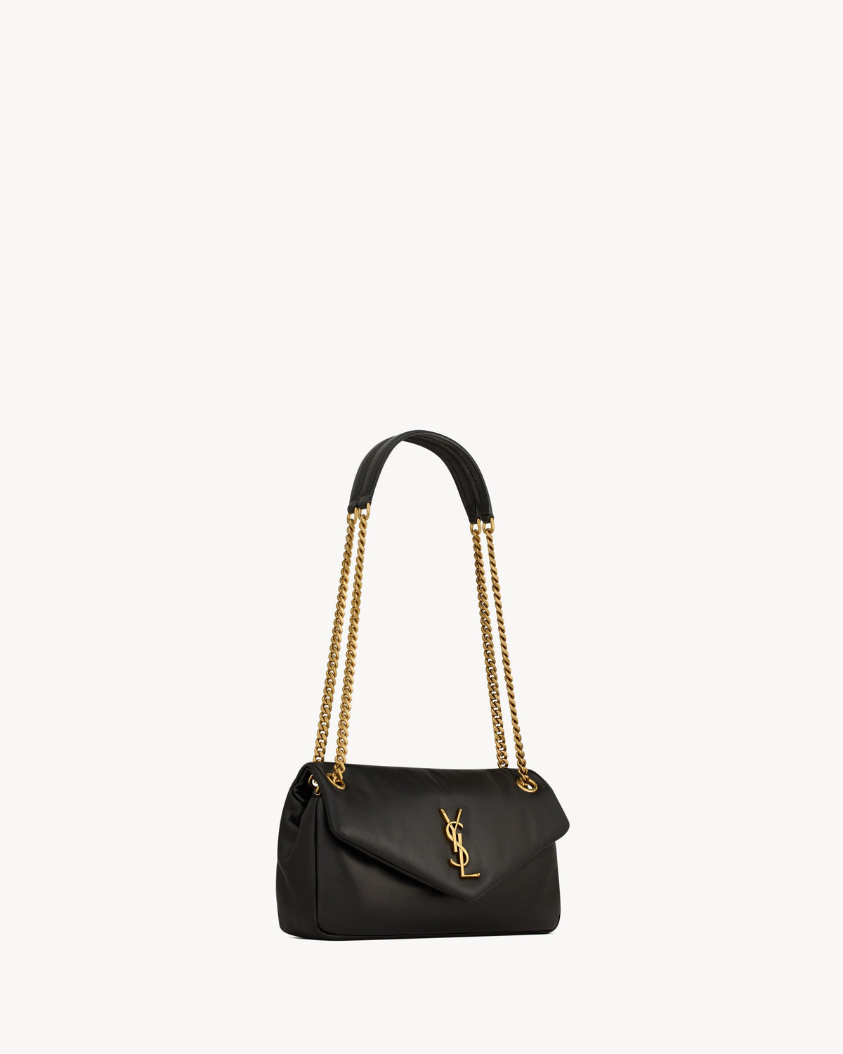 Saint Laurent Calypso in plunged lambskin