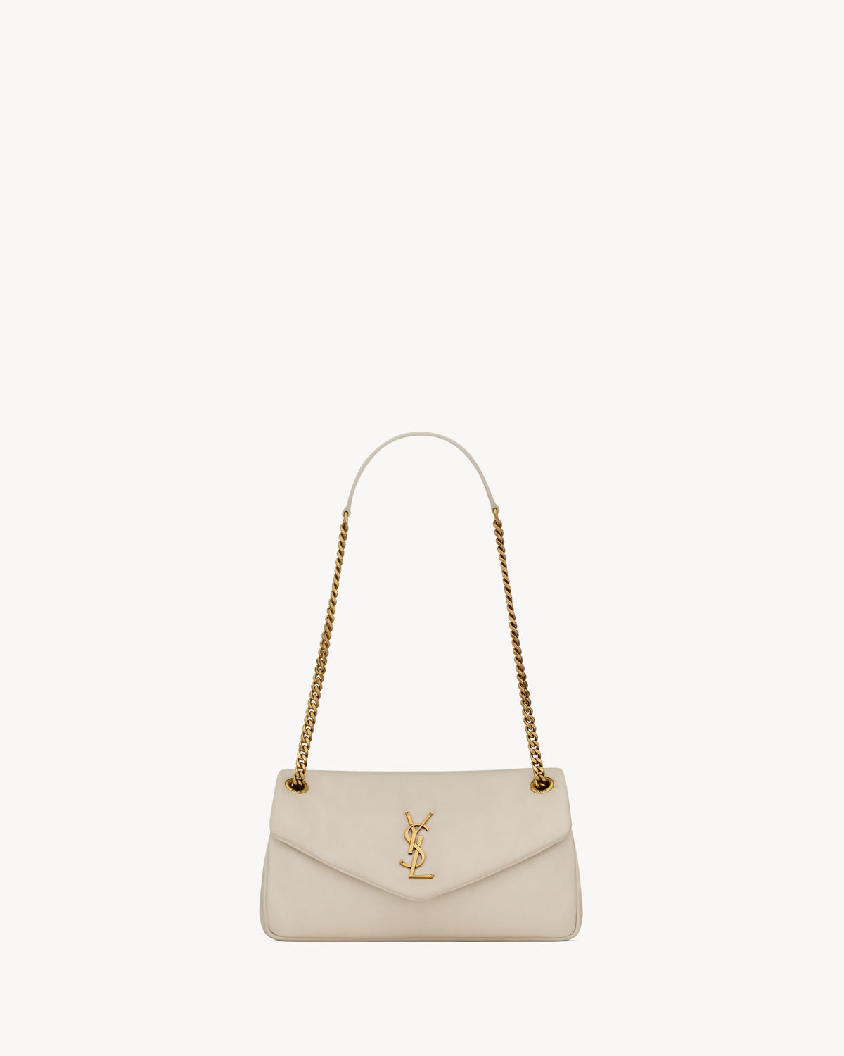 Saint Laurent Calypso small in plunged lambskin