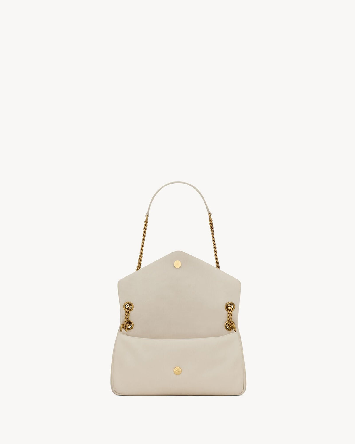 Saint Laurent Calypso small in plunged lambskin