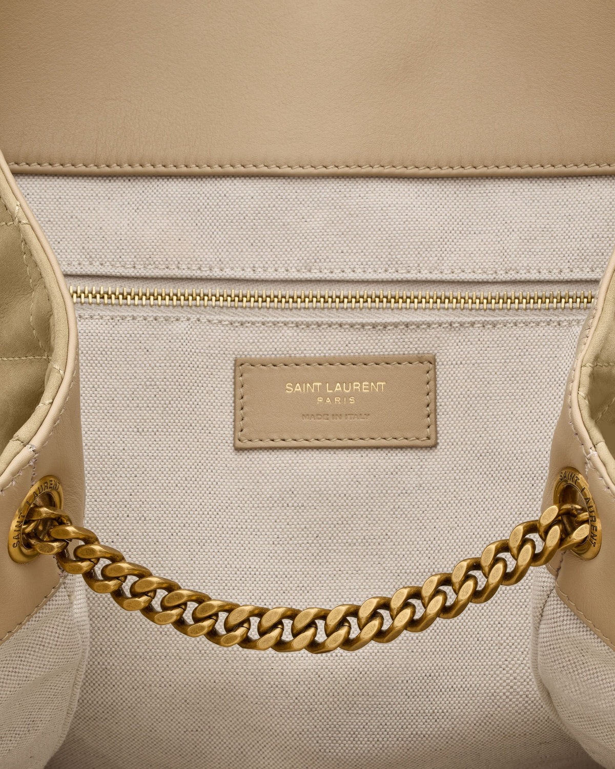 Saint Laurent ICARE maxi shopping bag in quilted nubuck suede
