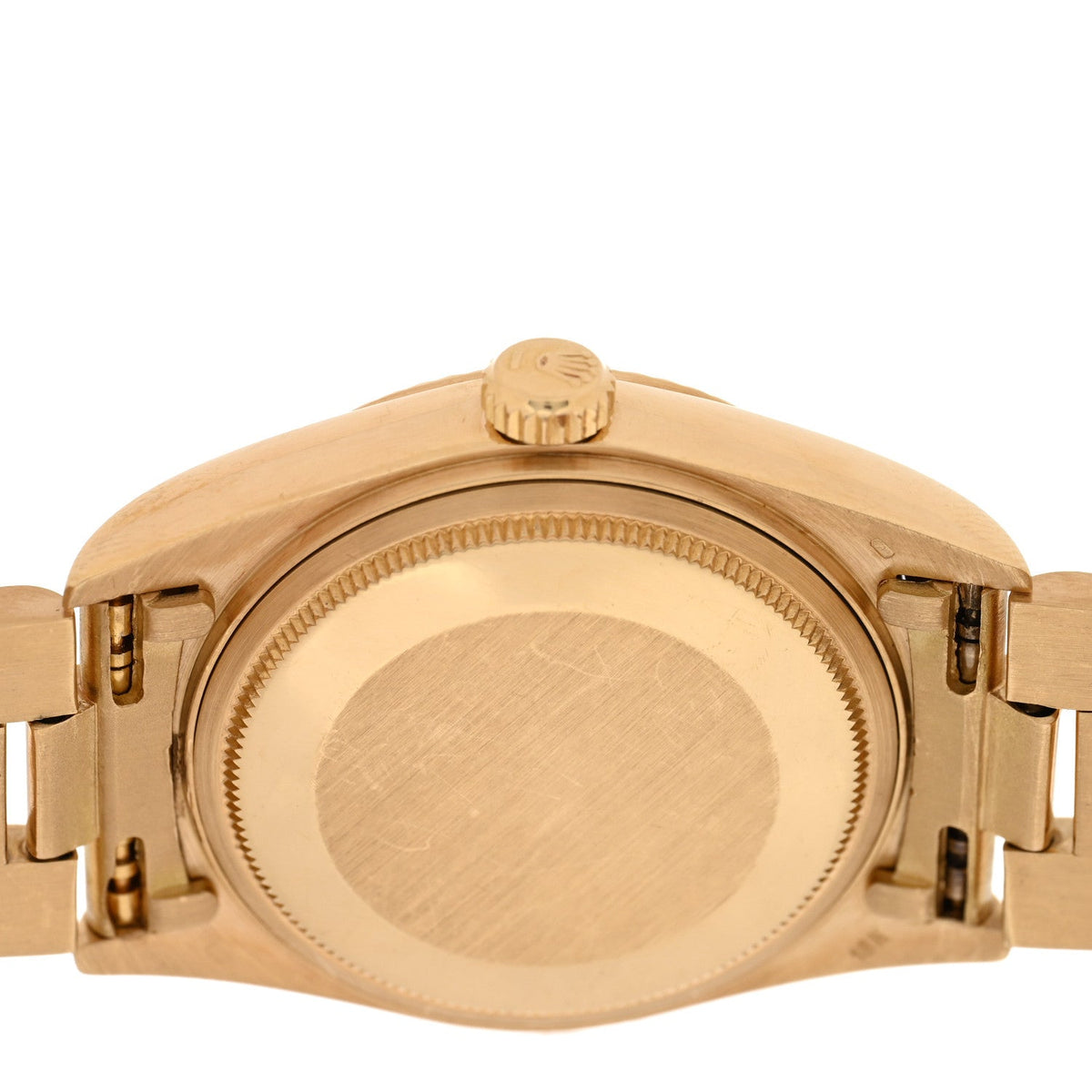 18K Yellow Gold 36mm Oyster Perpetual Day-Date President Watch Silver 18038