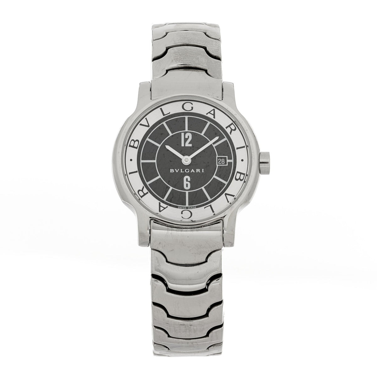Stainless Steel 29mm Solotempo Quartz Watch Black