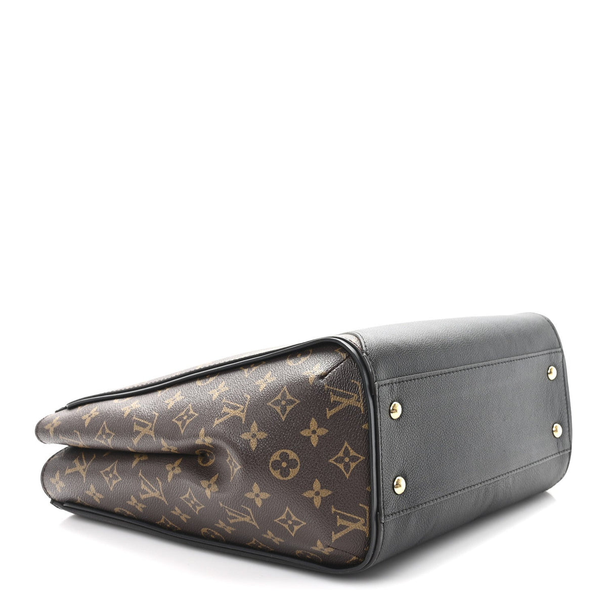 Calfskin Monogram Kimono Tote Black