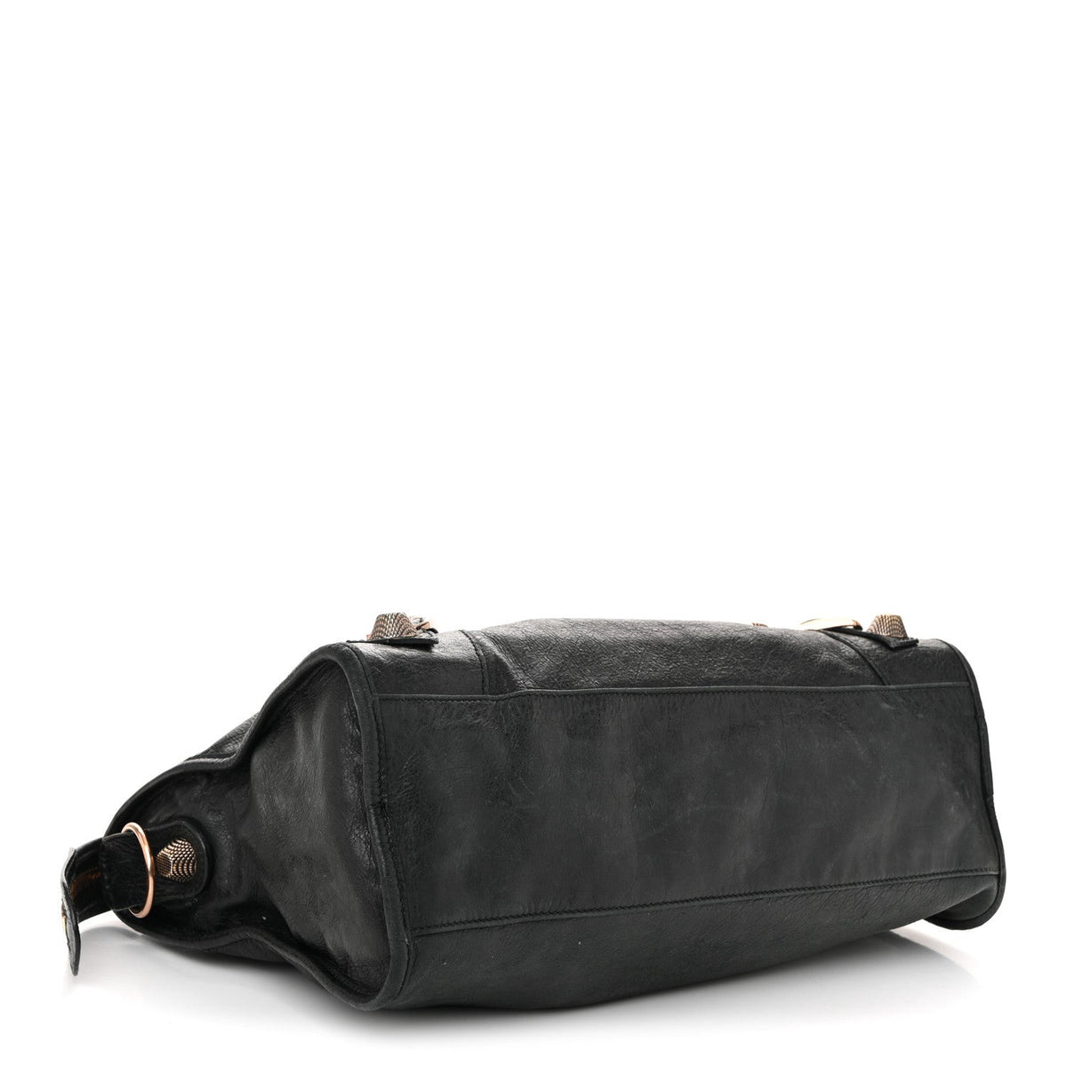 Agneau Giant 21 Rose Gold Hardware City Black