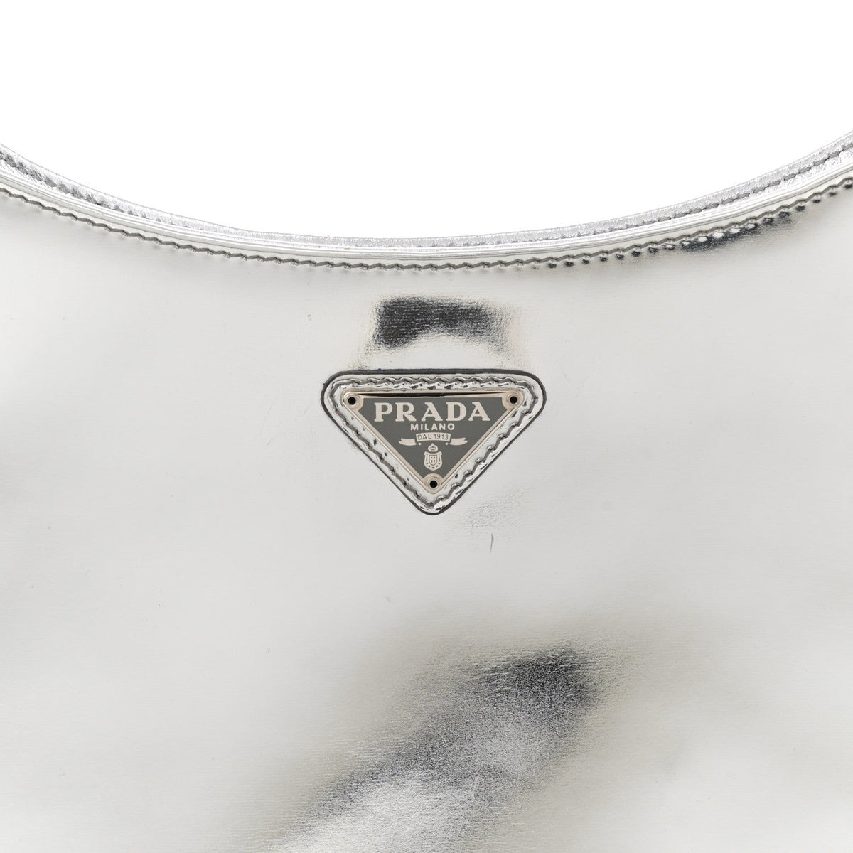 Spazzolato Cleo Shoulder Bag Argento