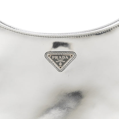 Spazzolato Cleo Shoulder Bag Argento