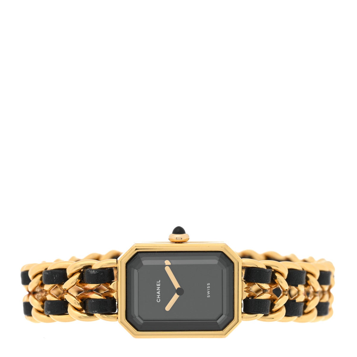 Stainless Steel Lambskin 20mm Chain Premiere Quartz Watch Gold XL