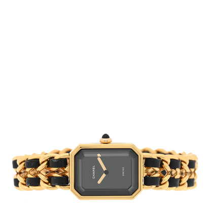 Stainless Steel Lambskin 20mm Chain Premiere Quartz Watch Gold XL